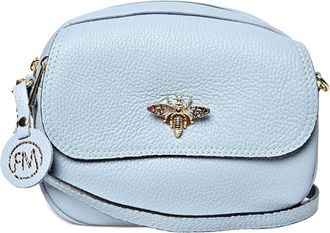 Roberta M Turquoise Rundleer Tas