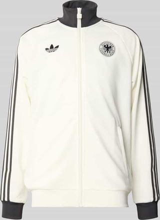 adidas Originals Regular Fit Trainingsjacke mit Vereins Logo Applikation Modell BLACAS in Offwhite, Gr&ouml;&szlig;e XXL