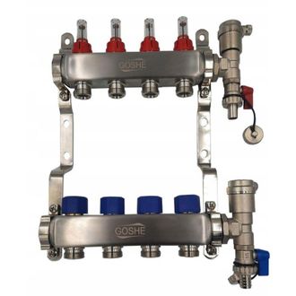 OEM Colector De Acero Inoxidable De 5 Circuitos Goshe