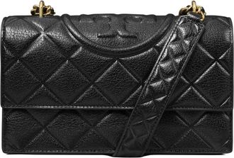 Tory Burch Tory Burch Fleming kleine leren crossbodytas