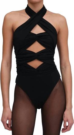 Ronny Kobo Ron Bodysuit In Black