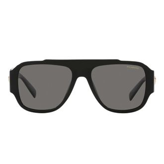 Versace Polarized Pillow Shape Sunglasses