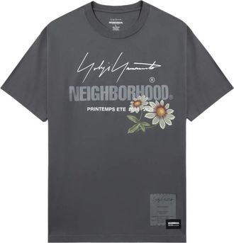 Yohji Yamamoto T-shirt in cotone YOHJI YAMAMOTO x Neighborhood - Grigio