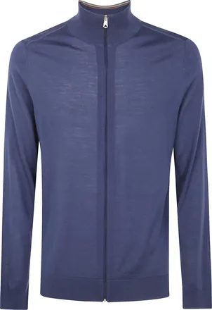 Paul Smith Sweater Zip Thru Mens Cardigan Zip Thru