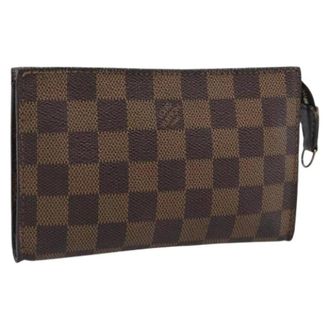 Louis Vuitton Pre-owned Damier Ebene Pouch - - Pre-owned - Donna - Marrone - ONE SIZE