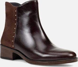 Geox Womens D Camexia Womens Ankle Boots - Brown - Size: 7.5