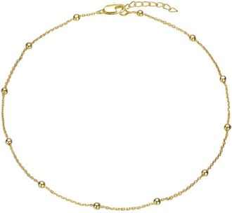 Rachel Glauber 14K Plated Beaded Necklace