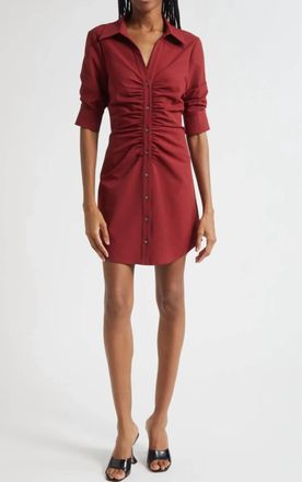 Cinq &agrave; Sept Elina Mini Dress In Red