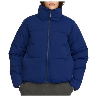 Selfhood Short Puffer Winterjacke f&uuml;r Damen | blau
