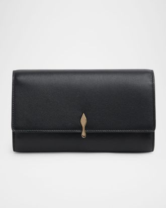 Christian Louboutin Bettina Nappa Leather Wallet on Chain