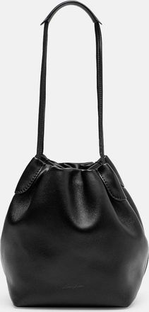 Loro Piana Bale Softy Small leather bucket bag