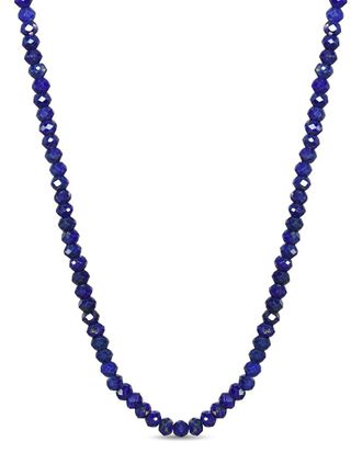Jewelmak 14K Lapis Necklace