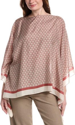 Brunello Cucinelli Silk Poncho