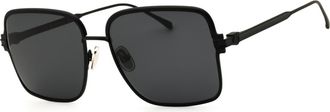 Ferragamo SF317S 002 Matte Black/Dark Grey