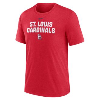 Nike St. Louis Cardinals Stacked Nike Mens MLB T-Shirt in Red | NJFDEX48SCN-NKP