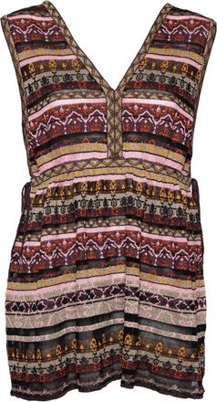Missoni Top met geometrisch patroon en V-hals - Zwart