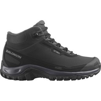 Salomon Winterstiefel SALOMON SHELTER WP W, Damen, Gr. 37, schwarz, nine iron, excalibur, Synthetik, Textil, Schuhe Winterstiefel, Winterschuhe, Winterboots, 