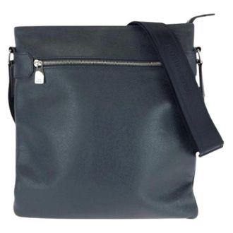 Louis Vuitton Pre-owned Messenger Bag - Heren - Pre-owned - Blauw - Maat: ONE Size Leer