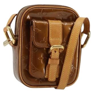 Louis Vuitton Pre-owned Cross Body Bags, female, Brown, Size: ONE SIZE Pre-owned Patent Leather Shoulder Bag