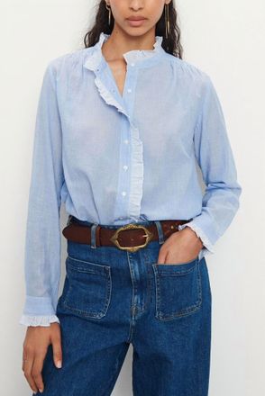 BA&SH Rita Shirt In Blue