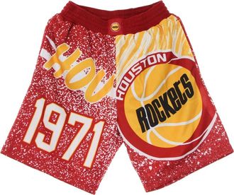 Mitchell & Ness NBA Jumbotron Sublimated Basketbal Shorts - Heren - Fitness - Veelkleurig - L - Polyester - Fitness