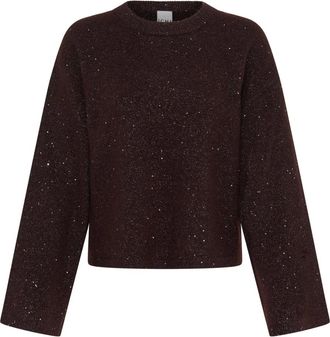 Ichi Maglia a girocollo - - Knitwear - Donna - Marrone - S