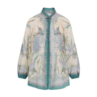 Zimmermann Camicia Indra Billow - - Blouses & Shirts - Donna - Multicolore - L
