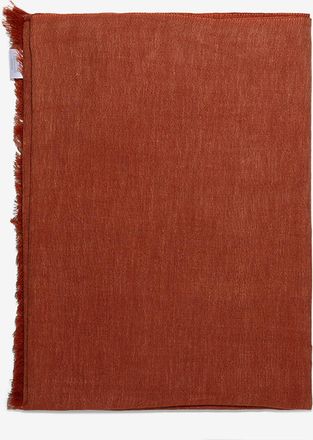 Hemisphere Schal aus Wolle und Leinen Farell