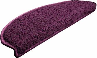 vidaXL Stair Mats 30 pcs 65x21x4 cm Violet Half Round Large Vidaxl