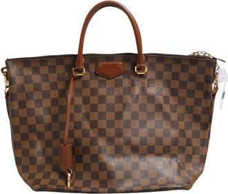 Louis Vuitton Damier Ebene Belmont Tote Womens Bag (Pre-Owned)