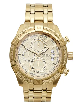 Guess Gold-Tone Multifunction Watch