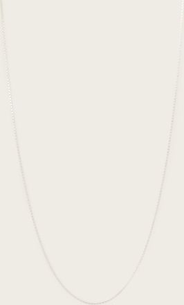 AllSaints Main: 100% Sterling Silver Leor Slim Chain Necklace, Size: One Size
