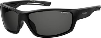 Polaroid Zwart/Grijs Zonnebril PLD 7029/S - unisex - Zonnebrillen - Zwart - 68 MM - Accessoires