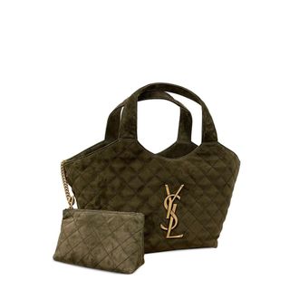 Saint Laurent Medium Icare Quilted Tote Bag