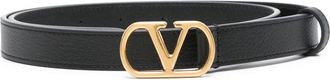 Valentino Garavani Cintura VLogo Signature 20mm - Nero
