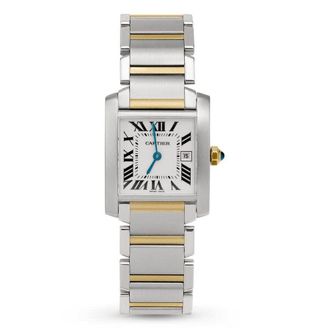 Cartier Pre-owned Cartier Tank Franaise Quartz White Dial Ladies Watch 2465