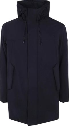 People of Shibuya Mitake Long Hoodie Full Zip Sport Jacket - Heren - Zomerjassen - Zwart - 2XL - Jassen