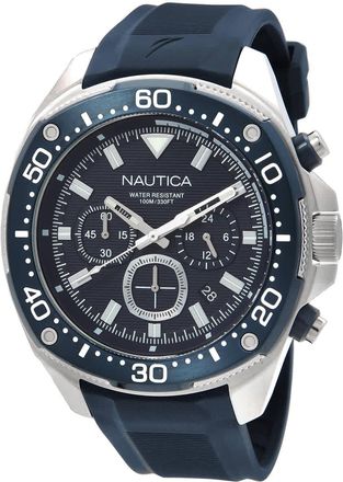 Nautica NCT Blue Sail Chronograph Quartz Blue Dial Mens Watch NAPBSF403