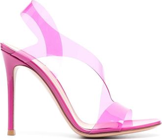 Gianvito Rossi Metropolis sandals - women - PVC - 35.5 - Pink