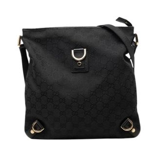 Gucci Vintage, unisex, Zwart, ONE Size, Leer, Pre-owned Crossbody Bag