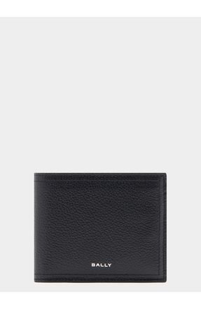 Bally Capitol Wallet in Leather in Black+Palladio at Nordstrom