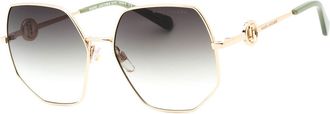 Marc Jacobs MARC 730/S PEF/9K Womens Sunglasses Gold Size 59