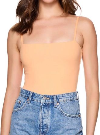 Susana Monaco Straight String Top In Cantaloupe