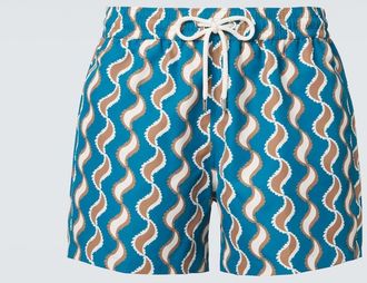 Frescobol Carioca Rio printed swim trunks