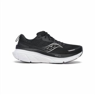 Saucony Womens Guide 18 Running Shoes In Black/white