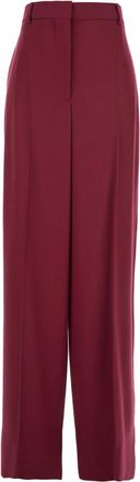 Stella McCartney Red Relaxed Flat Front Pants