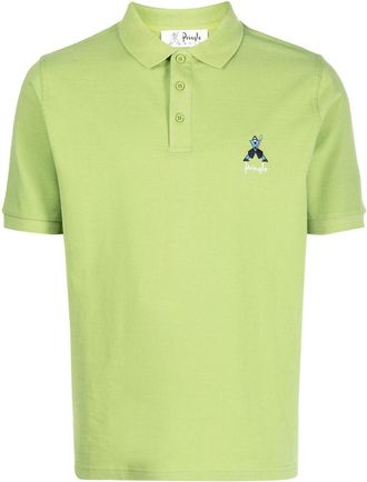Pringle Of Scotland Geometric George Golf polo shirt - unisex - Cotton - S - Green