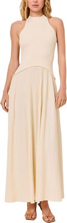 Solid & Striped The Isola Ribbed Drop Waist Maxi Dress in Brule at Nordstrom, Size X-Large