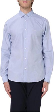 A|X Armani Exchange Heren, Overhemden, Blauw, Maat: S Katoen