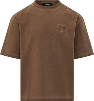 Dsquared2 Uomo, Top, Marrone, M, new